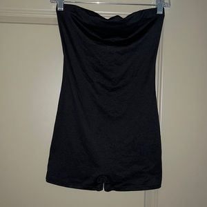 Small Fashion Nova Black Short Strapless Romper